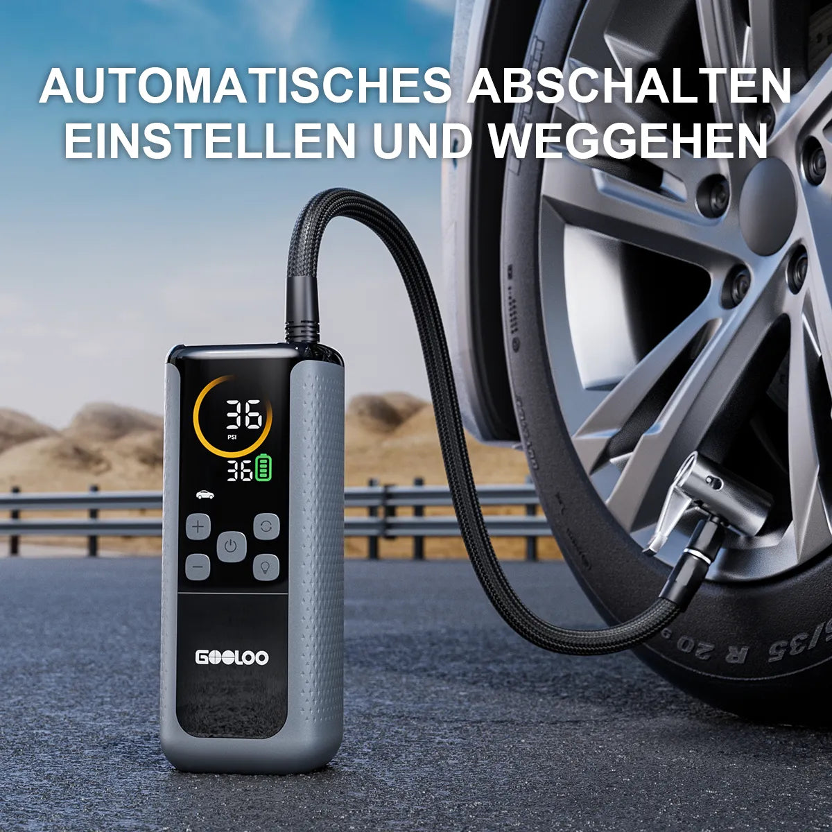 GOOLOO GT160 DUAL Elektrische Luftpumpe