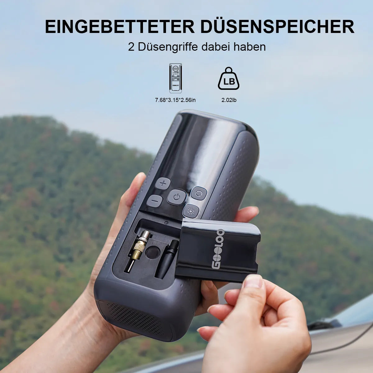 GOOLOO GT160 DUAL Elektrische Luftpumpe