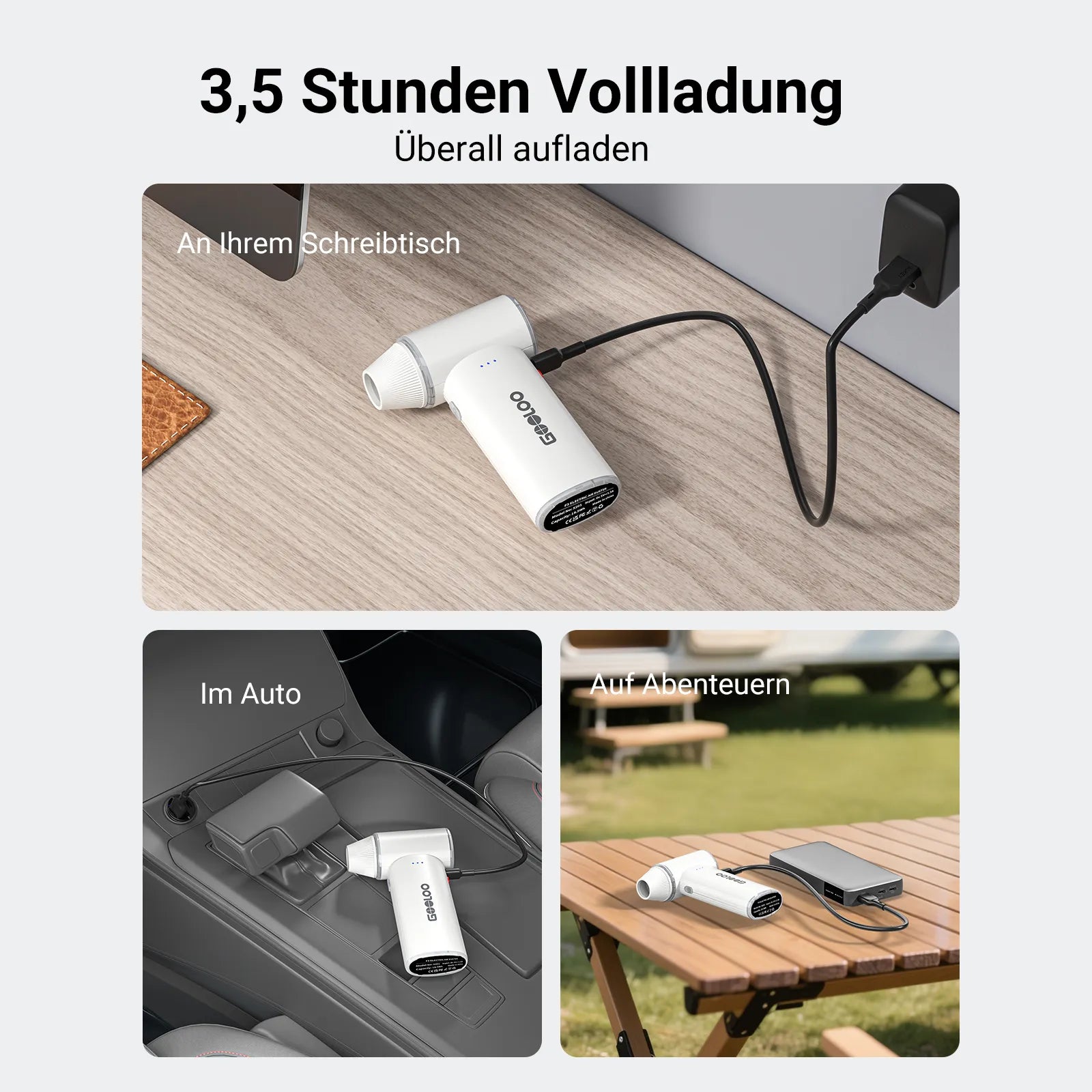 GOOLOO F3 Elektrische Staubgebläse