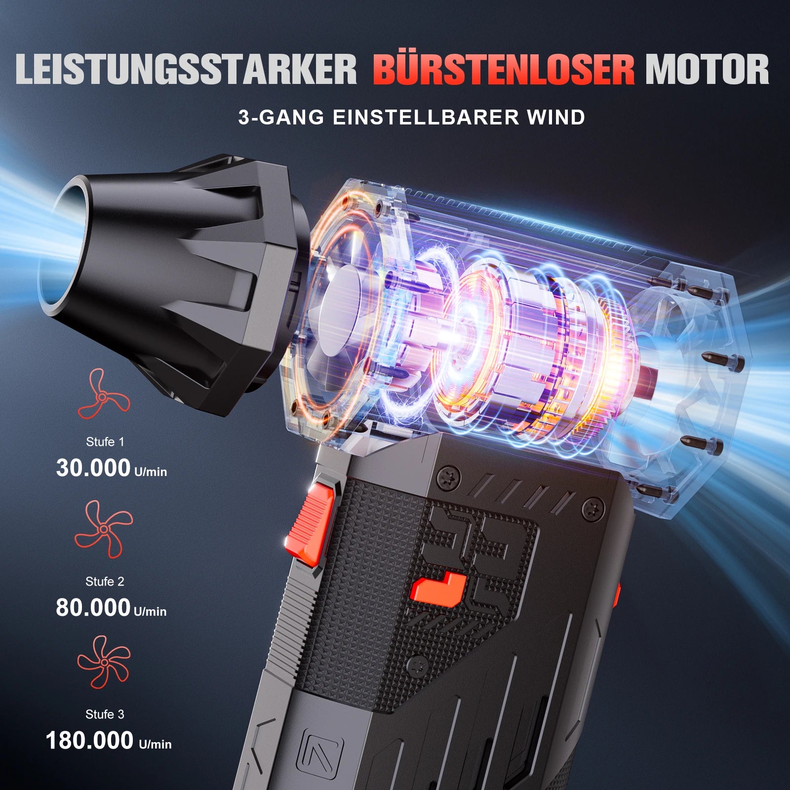 GOOLOO F5S Elektrische Staubgebläse