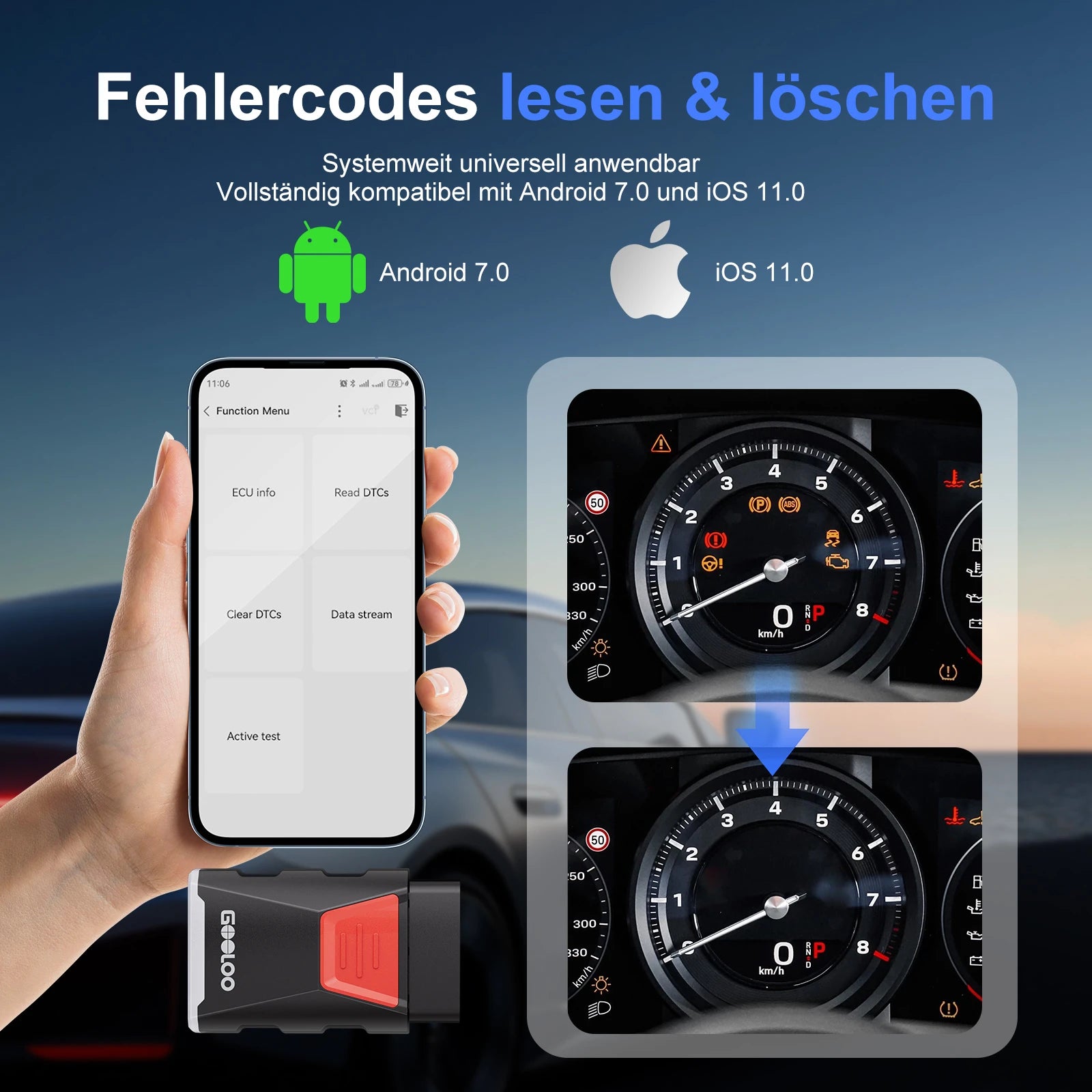 GOOLOO DeepScan DS200 On-Board-Diagnosegerät II