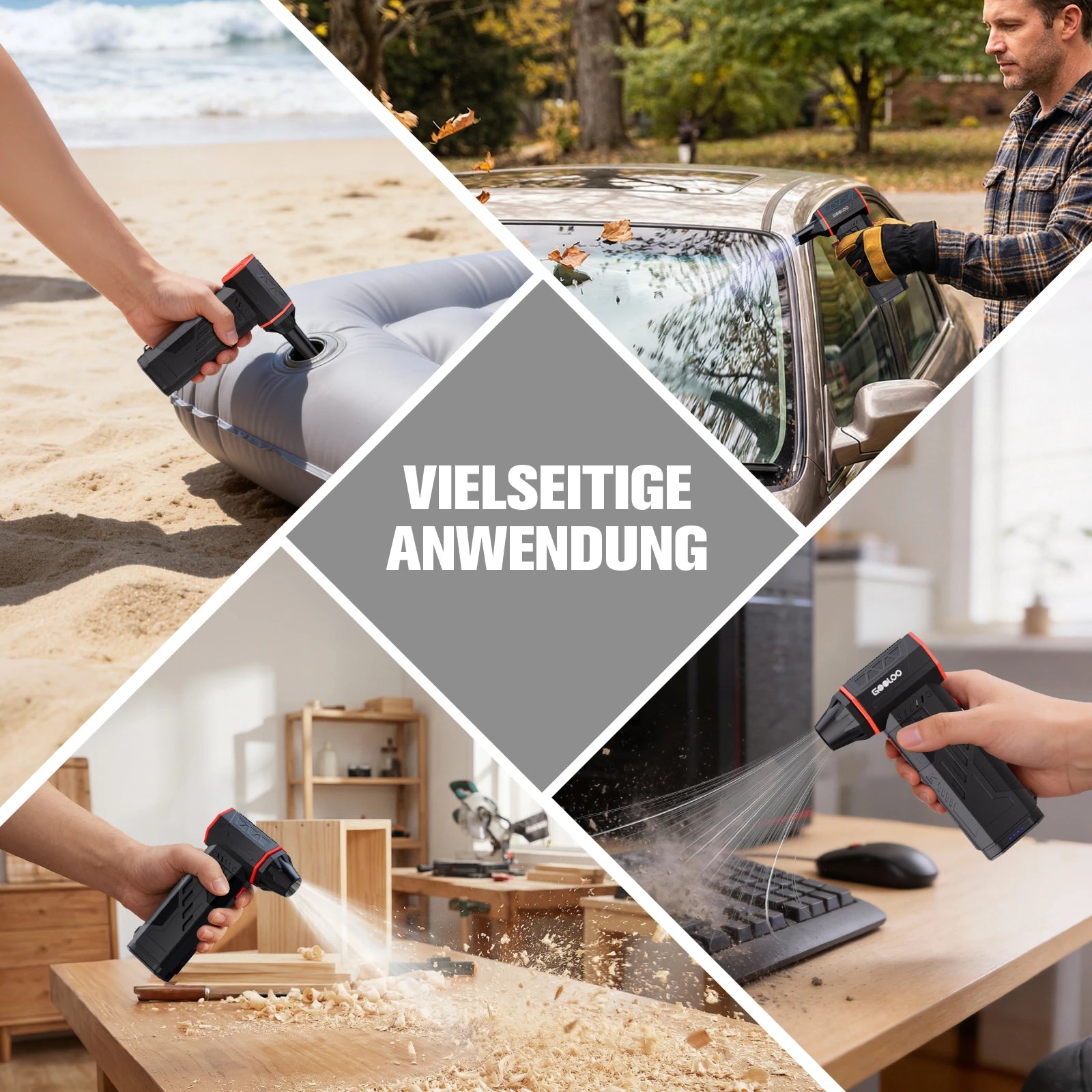 GOOLOO F5S Elektrische Staubgebläse