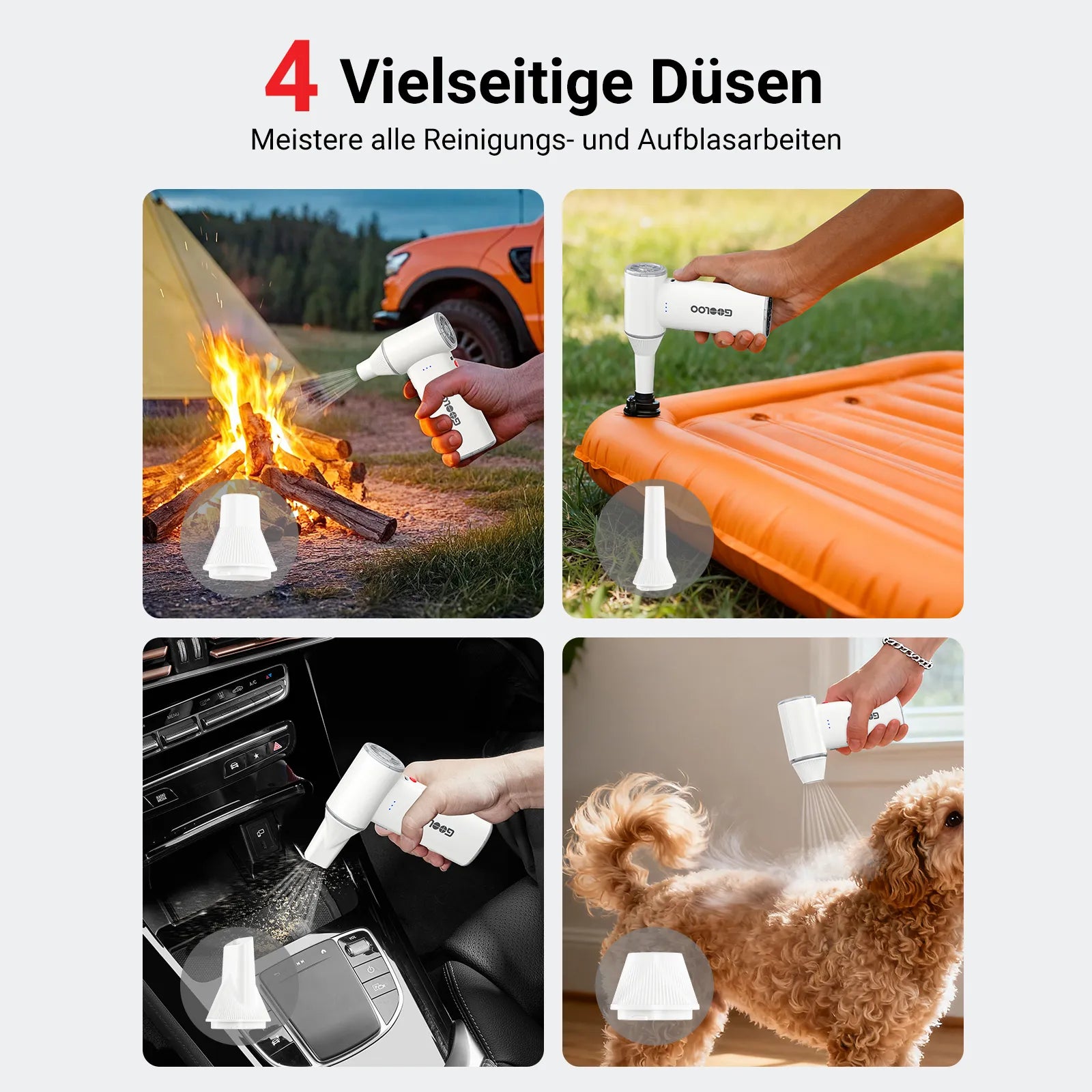 GOOLOO F3 Elektrische Staubgebläse
