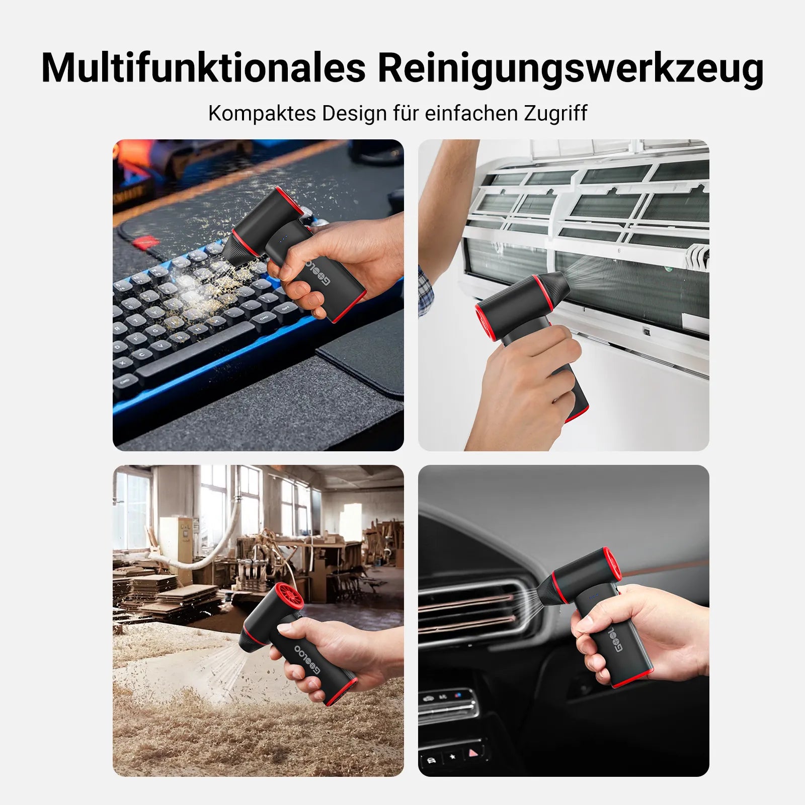 GOOLOO F3 Elektrische Staubgebläse