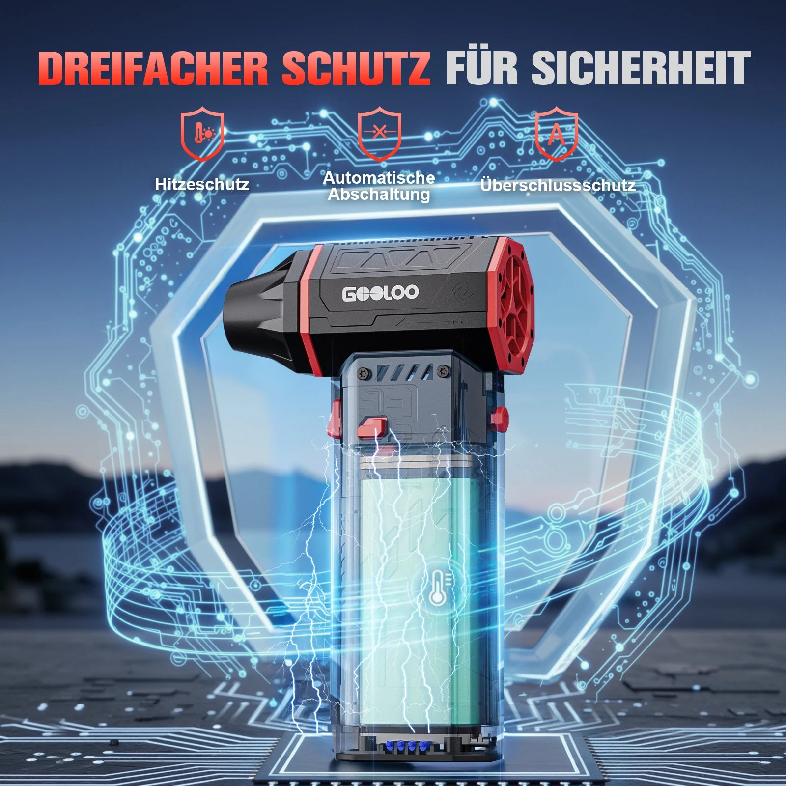 GOOLOO F5S Elektrische Staubgebläse