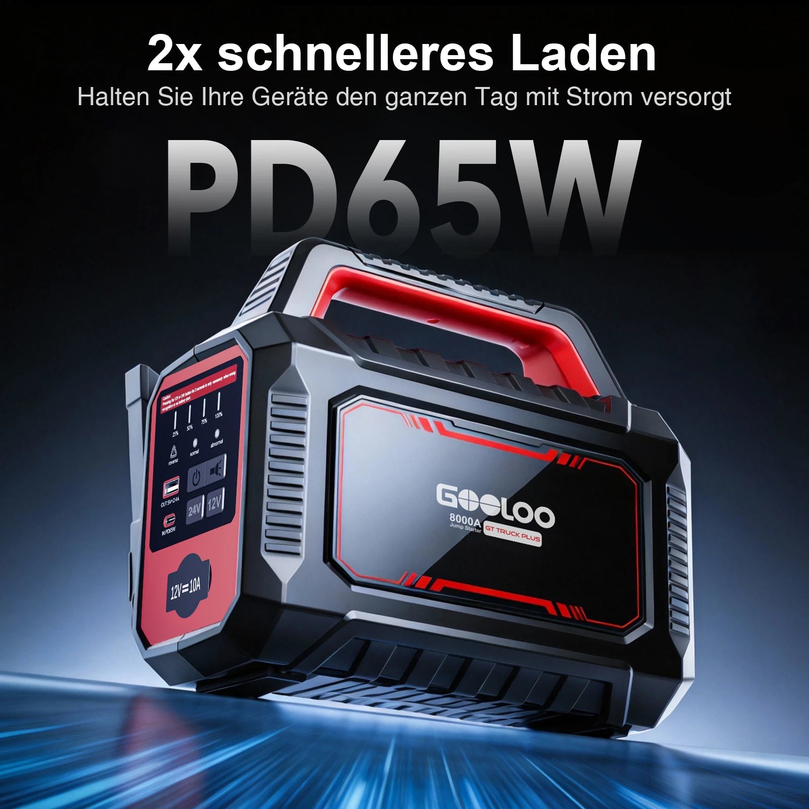 GOOLOO GT-Truck Plus  Starthilfe Powerbank 8000A