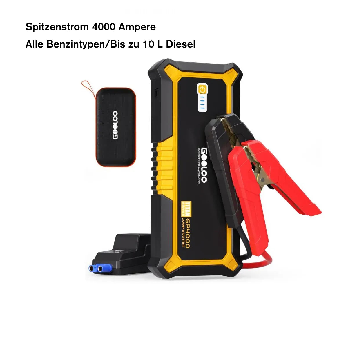 GOOLOO GP4000 Starthilfe Powerbank