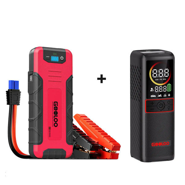 GOOLOO GE4500 Starthilfe Powerbank+GT160 Elektrische Luftpumpe
