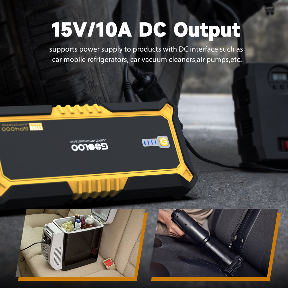 GOOLOO GP4000 Automotive Battery Jump Starter