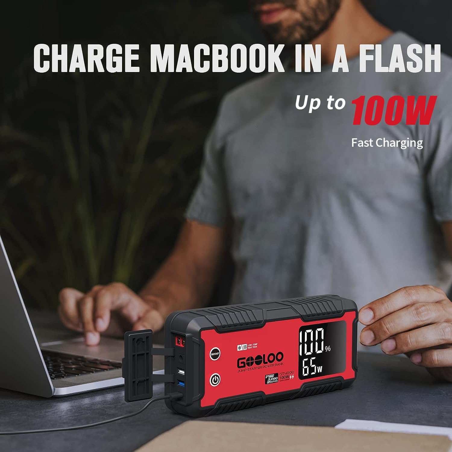 GOOLOO GT4000 Battery Jump Box For Semi Trucks