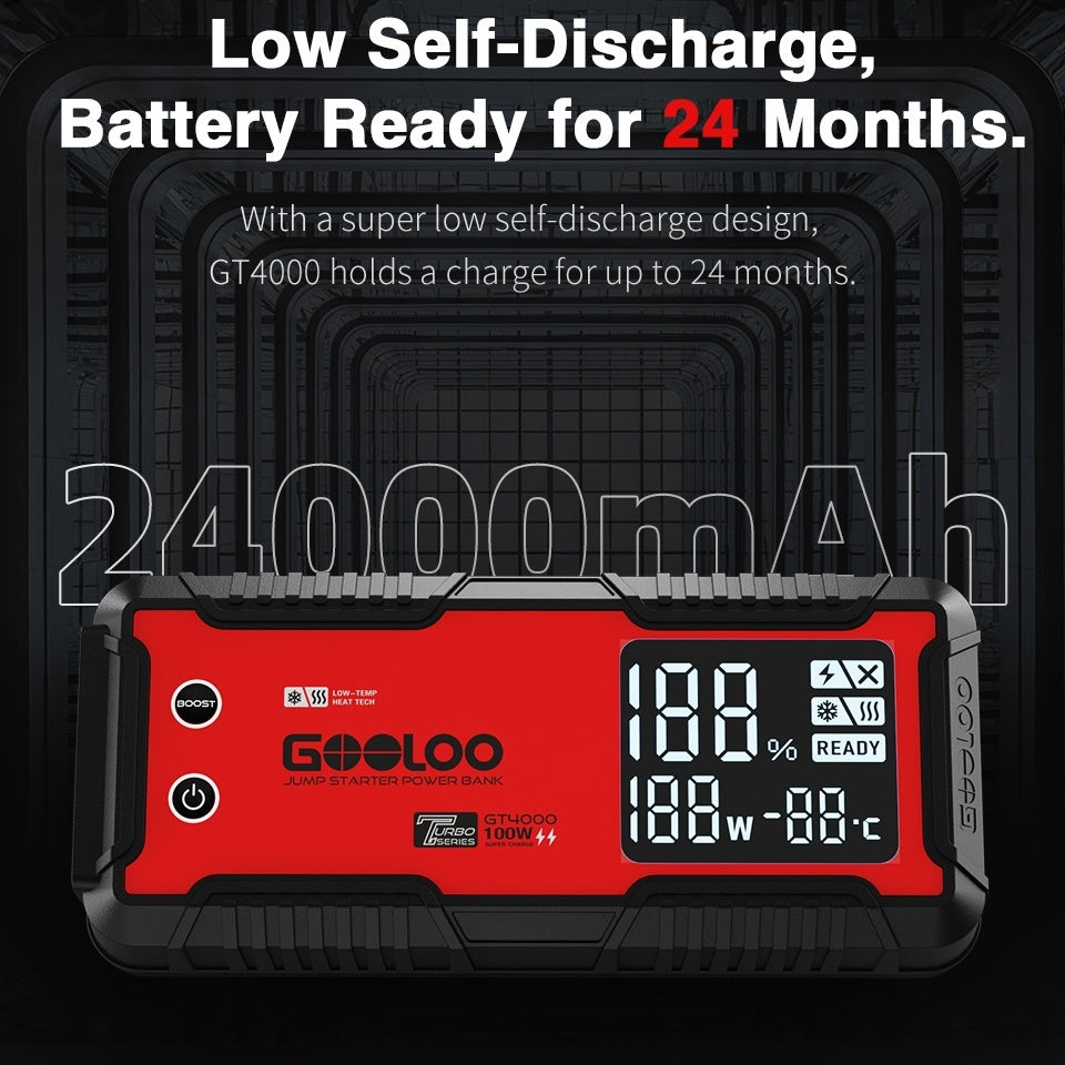 GOOLOO GT4000 Best Car Battery Booster Jump Starter