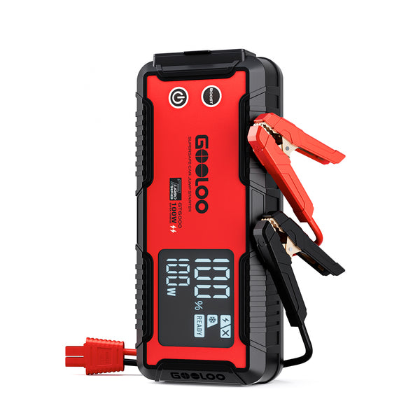 Vorbestellen GOOLOO GT6000 Starthilfe Powerbank 6000A 12V, für alle Benzin/12L Diesel, -20°C bis 60°C