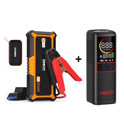 GOOLOO GP4000 Starthilfe Powerbank + GT160 Elektrische Luftpumpe