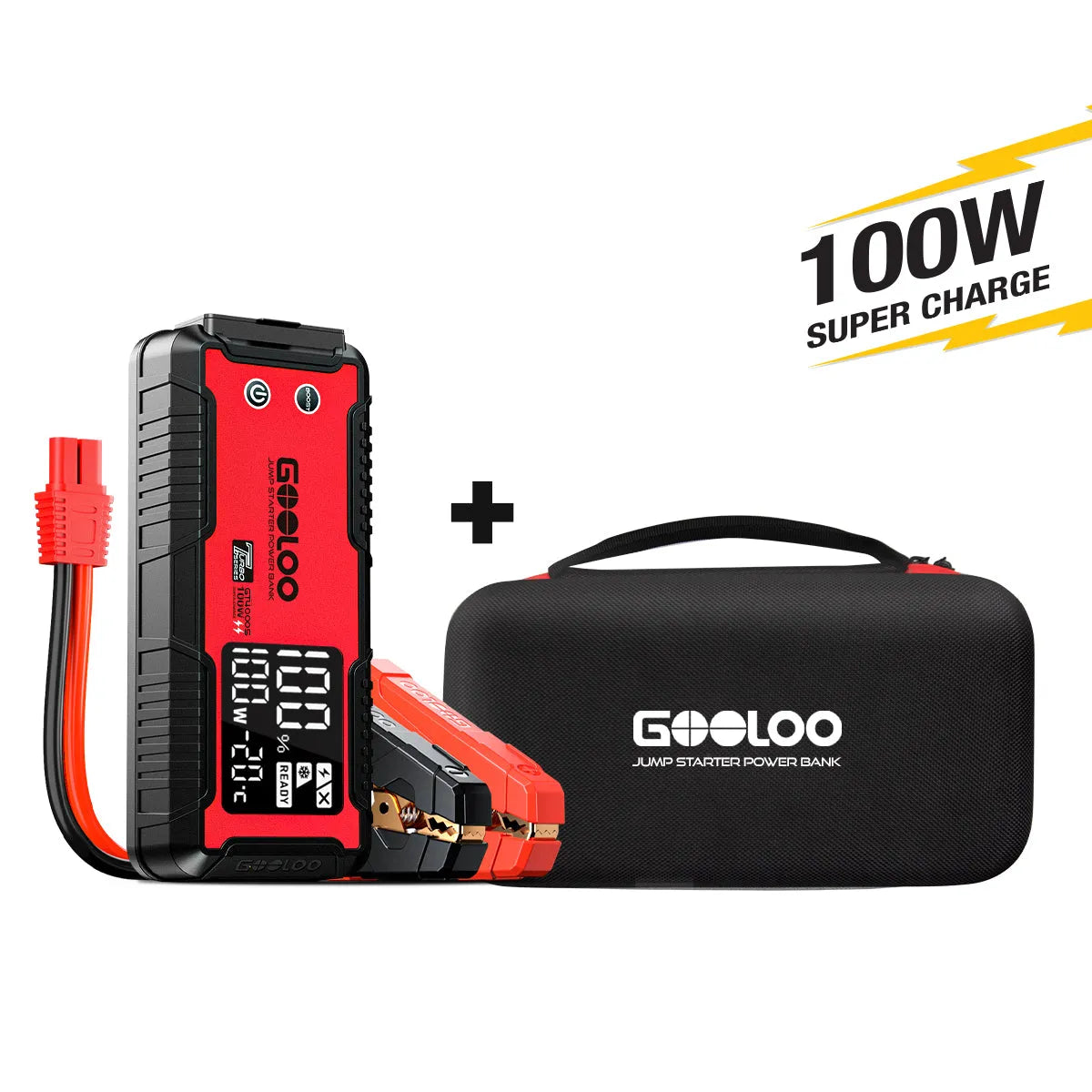 GOOLOO GT4000S Starthilfe Powerbank mit EVA-Box