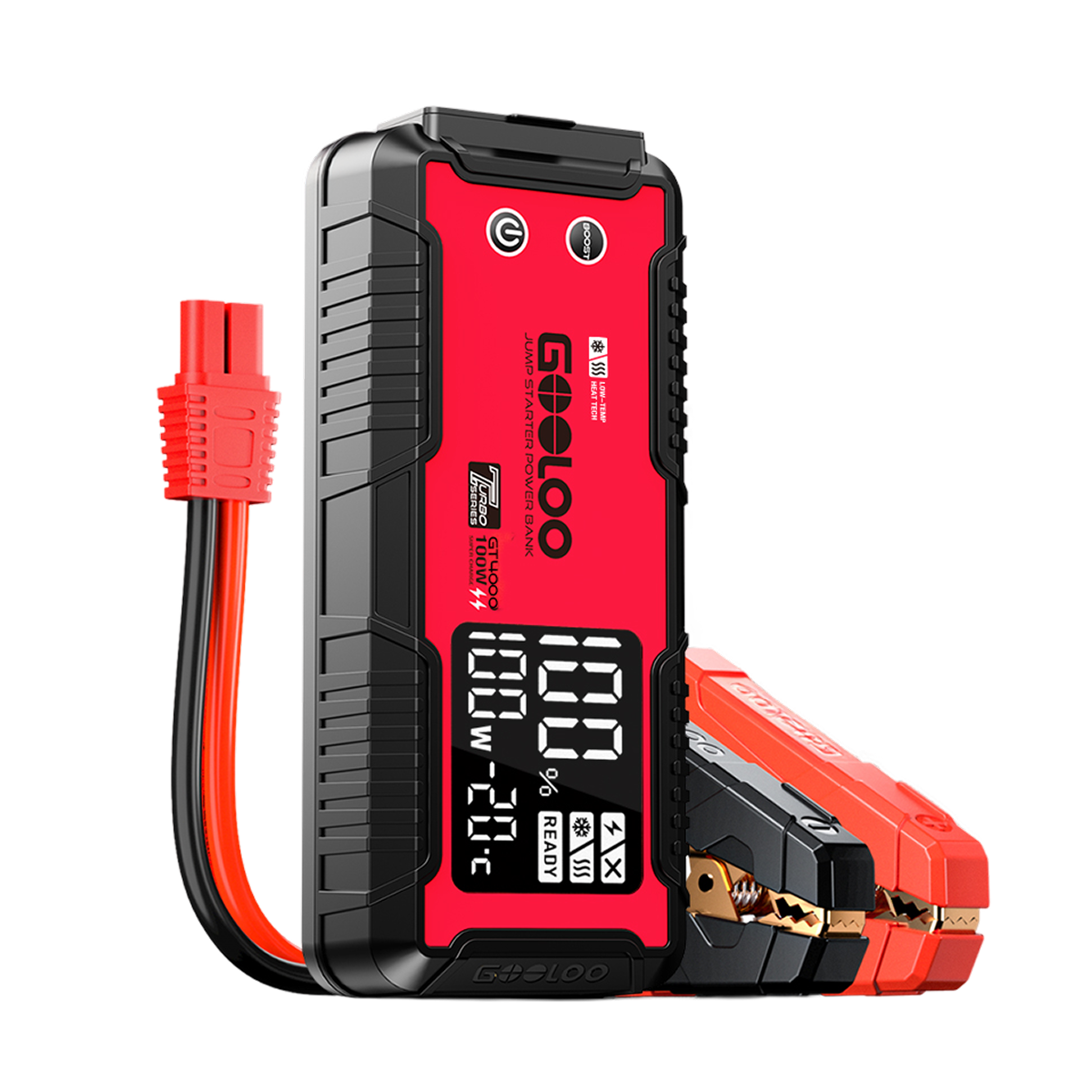 GOOLOO GT4000 Supersafe Starthilfe Powerbank 4000A