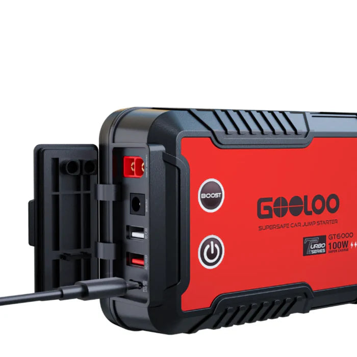 GOOLOO GT6000 Starthilfe Powerbank + GT160 DUAL Elektrische Luftpumpe